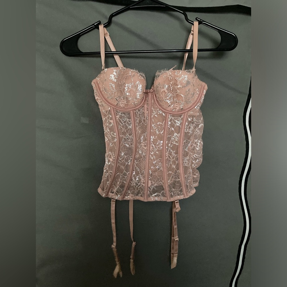 Victoria’s Secret Nude/ Champagne Corset XS